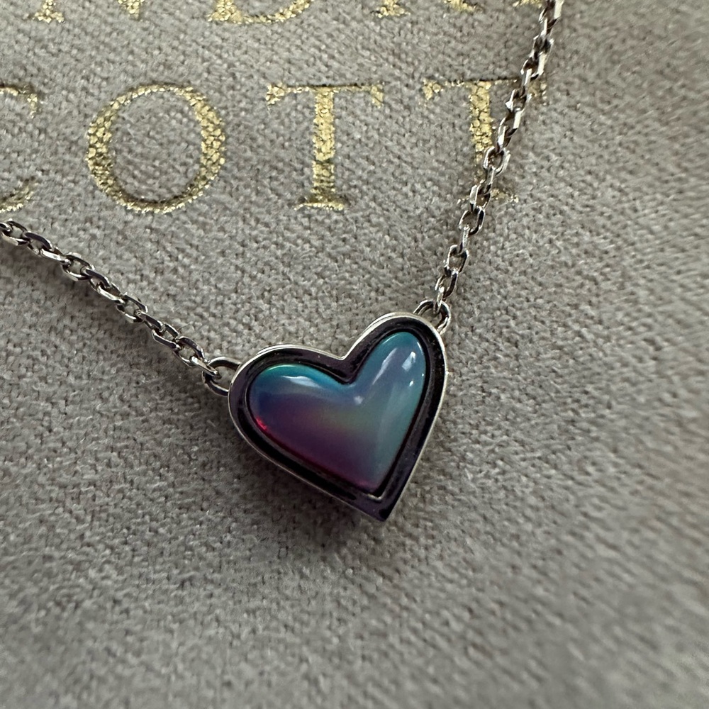 Kendra Scott Silver Charm Necklace